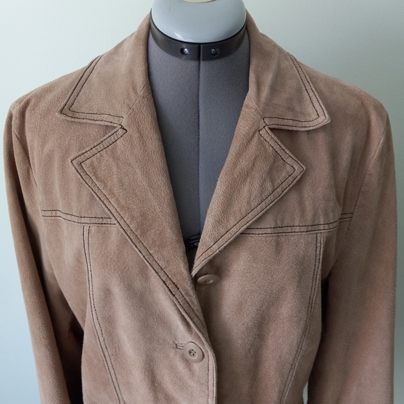 Brown Suede Jacket - Picture 2 of 12
